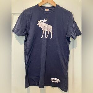 Abercrombie & Fitch Dark Blue Moose Tee